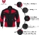Мотоциклетная куртка German Wear Textile, подходящая для разных комбинаций Красный