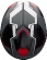 AXXIS FF112C Draken 'S Sonar Fluor Red Motorcycle Helmet Integral Red