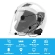 FM/Bluetooth grey motorcycle headset