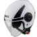 AXXIS MT-OF513 Metro Solid White Motorcycle Helmet outdoor White