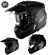 AXXIS MX803 Wolf DS Solid Motorcycle helmet dual sport matte black