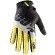 100% Ridefit Max black/yellow motor gloves