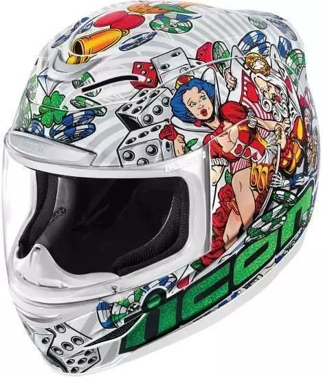 godt Caroline Stearinlys Icon Airmada Lucky Lid 2 motorcycle helmet buy: price, photos, reviews in  the online Store Partner-Moto