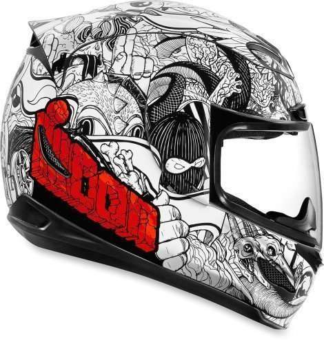 Icon Airmada Miscreant motorcycle helmet white buy: price, photos 