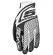 Five MX Practice motor gloves, textile, white/black