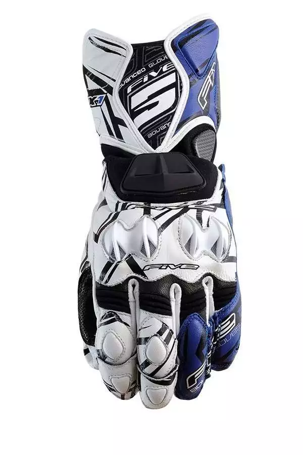 Free Shipping! Five RFX1 Black White Motorcycle Gloves New 