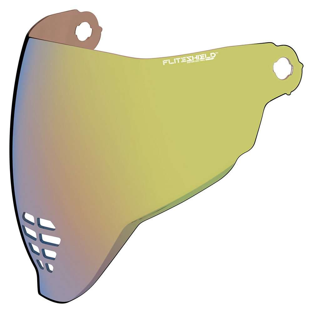 Gold Mirror, Anti-Fog ICON Genuine Replacement Shield/Visor for Variant Helmet
