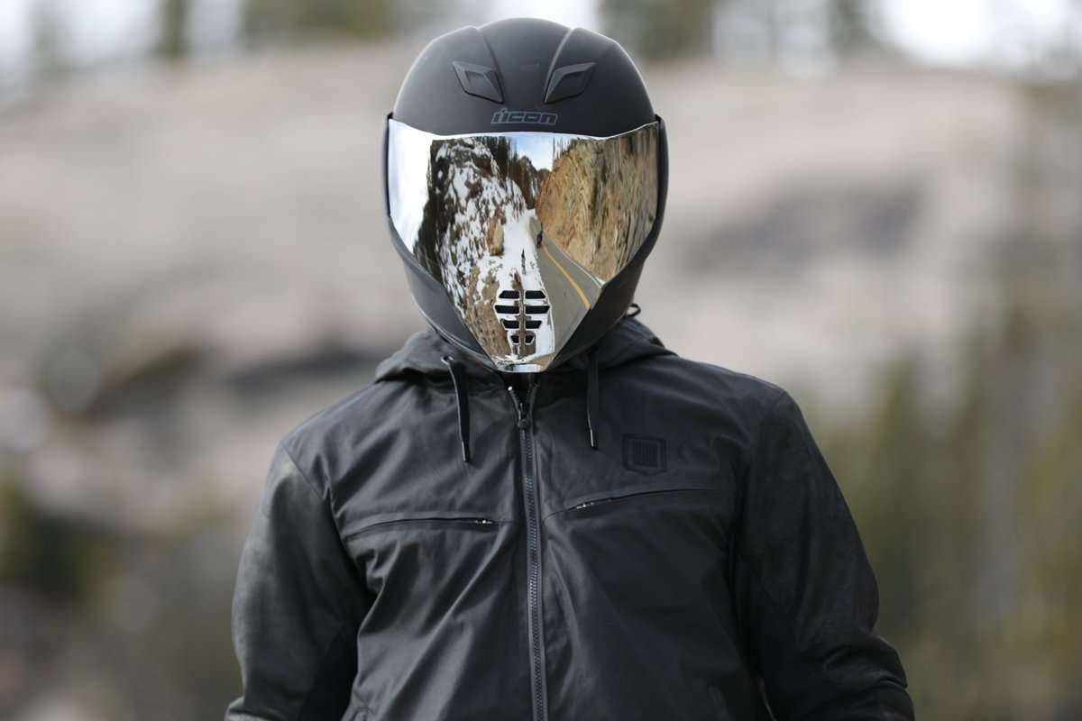 Fliteshield Visor For Icon Airflite, How To Mirror Tint A Motorcycle Helmet Visor