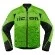 Icon Contra 2 green motorcycle jacket