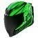 Icon Airflite QB1 green motorcycle helmet
