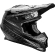 Thor Sector Warp Charcoal Black motorcycle helmet