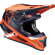 Thor Sector Split Orange Navy motorcycle helmet