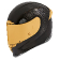 Icon Airframe Pro Carbon Gold motorcycle helmet black