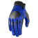 Icon Hooligan Touchscreen motorcycle gloves blue