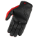 Icon Hooligan Touchscreen motorcycle gloves red