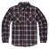 Icon Upstate Riding Flannel motor shirt with protection orange