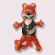 Tiger Biker stuffed toy 25 cm