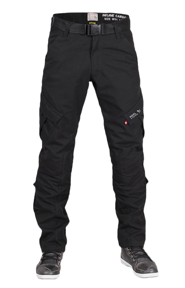 Inflame Cargo WP motorcycle pants black