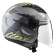LS2 OF562 Airflow Camo Motorcycle Helmet black grey matte